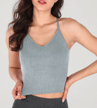 Seamless Criss Cross Sprots Bra with Removable Pads - ododos