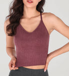 Seamless Criss Cross Sprots Bra with Removable Pads - ododos