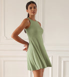 Casual Flare Tank Dress - ododos