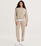 Cotton Soft Oversized Sweatshirts Pullover with Kangaroo Pocket - ododos