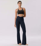 Cloud Feeling 30" Crossover High Waist Flared Pants - ododos