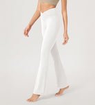 29” Cross Waist Sports Flare Yoga Pants - ododos