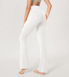 29” Cross Waist Sports Flare Yoga Pants - ododos