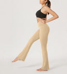 29” Cross Waist Sports Flare Yoga Pants - ododos