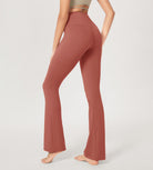 29” Cross Waist Sports Flare Yoga Pants - ododos