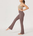 29” Cross Waist Sports Flare Yoga Pants - ododos