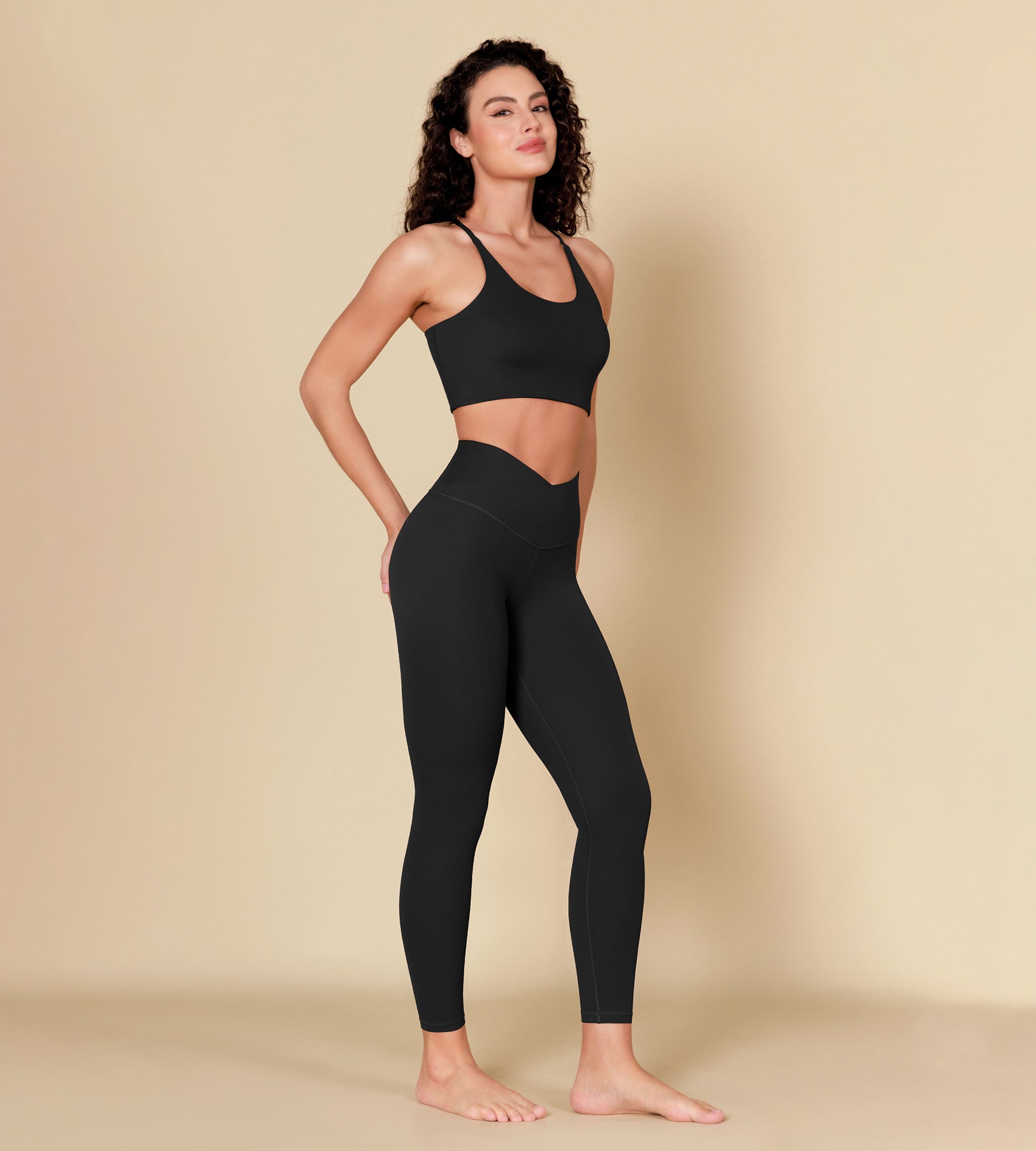 ODCLOUD Crossover 7/8 Leggings with Back Pocket - ododos