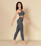 ODCLOUD Crossover 7/8 Leggings with Back Pocket Charcoal - ododos
