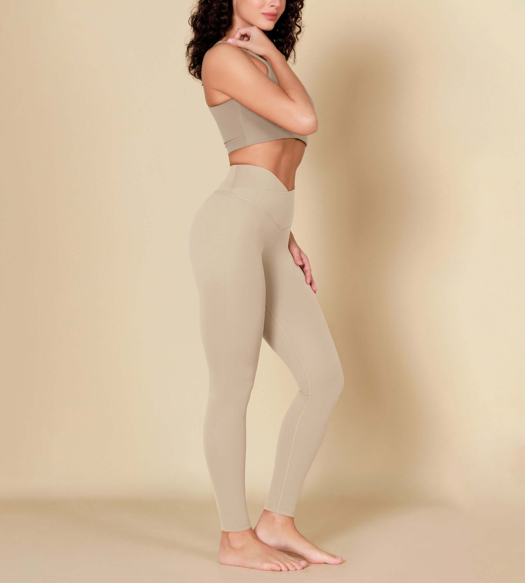 ODCLOUD 28" Crossover Leggings with Back Pocket - ododos