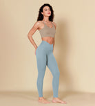 ODCLOUD Crossover 28" Leggings with Back Pocket - Classic Colors Chambray - ododos