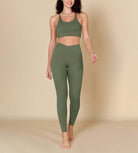 ODCLOUD 28" Crossover Leggings with Back Pocket - ododos