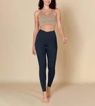 ODCLOUD 28" Crossover Leggings with Back Pocket - ododos