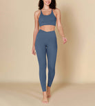 ODCLOUD 28" Crossover Leggings with Back Pocket - ododos