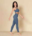 ODCLOUD 28" Crossover Leggings with Back Pocket Ink Blue - ododos