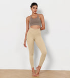 25" Cross Waist Running Leggings - ododos
