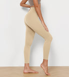 25" Cross Waist Running Leggings - ododos