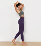 25" Cross Waist Running Leggings - ododos