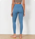 25" Cross Waist Running Leggings - ododos