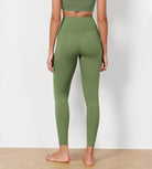 25" Cross Waist Running Leggings - ododos