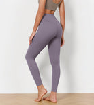 25" Cross Waist Running Leggings - ododos