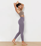 25" Cross Waist Running Leggings - ododos