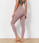 25" Cross Waist Running Leggings - ododos