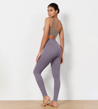 28" Cross Waist Sports Gym Yoga Leggings - ododos