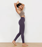 28" Cross Waist Sports Gym Yoga Leggings - ododos