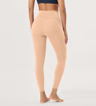 25" / 28" Gathered Crossover Lounge Yoga Leggings with Pockets - ododos