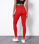 28" Side Pocket Cross Waist Yoga Leggings - ododos