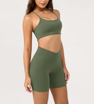 Cloud Feeling 6" Crossover Yoga Shorts - ododos