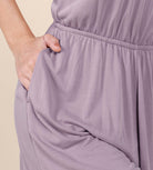 Modal Soft Elastic Waist Sleeveless Romper - ododos