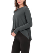 Long Sleeve Gym Yoga Shirts - ododos