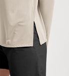 Women's Boat Neck Long Sleeve Shirt, Side Slit, Casual Top for Yoga & Lounge - ododos