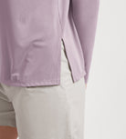 Women's Boat Neck Long Sleeve Shirt, Side Slit, Casual Top for Yoga & Lounge - ododos
