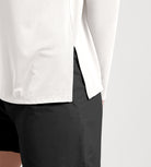 Women's Boat Neck Long Sleeve Shirt, Side Slit, Casual Top for Yoga & Lounge - ododos