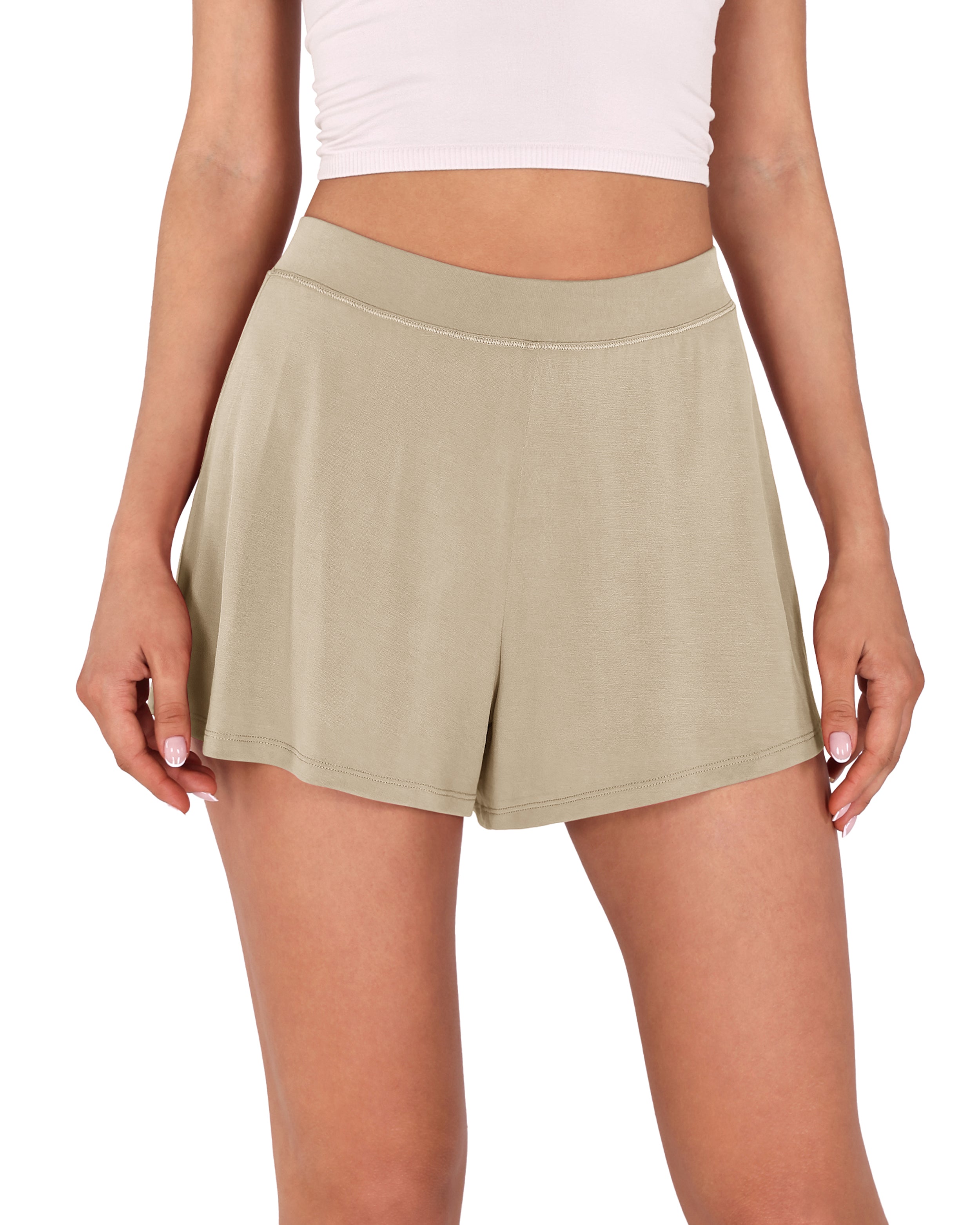 2 Pack Modal Soft Lounge Shorts - ododos