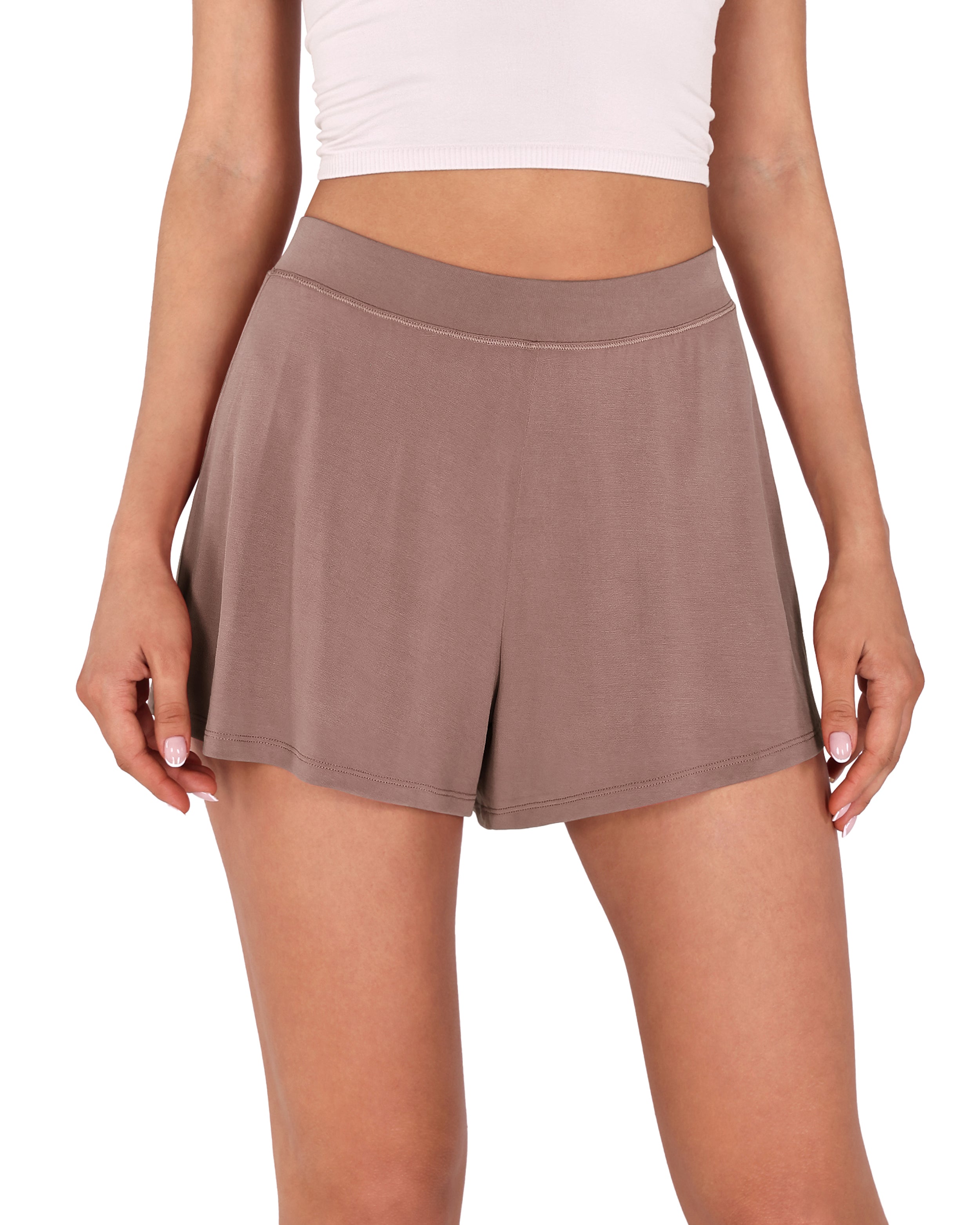 2 Pack Modal Soft Lounge Shorts - ododos