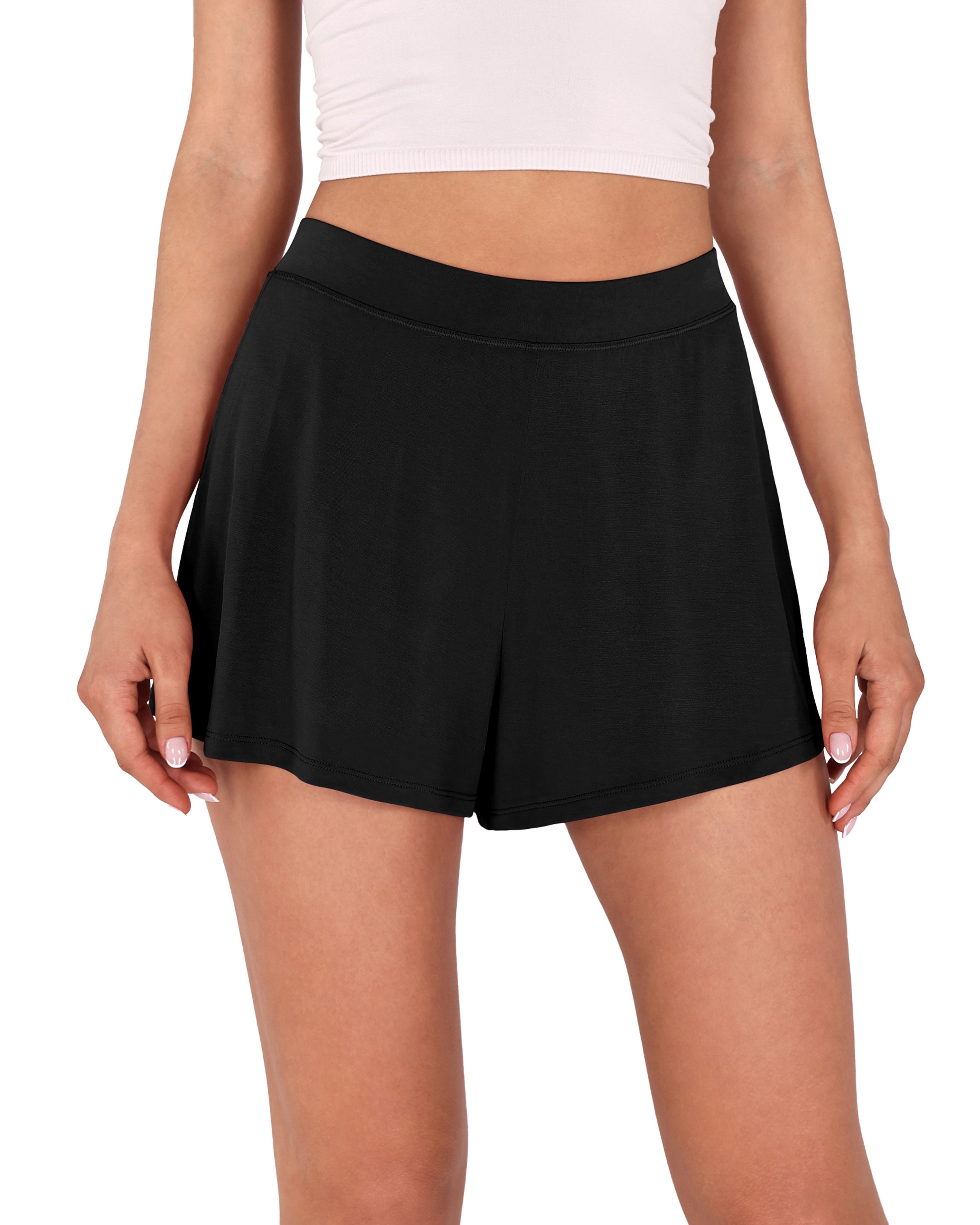 2 Pack Modal Soft Lounge Shorts - ododos