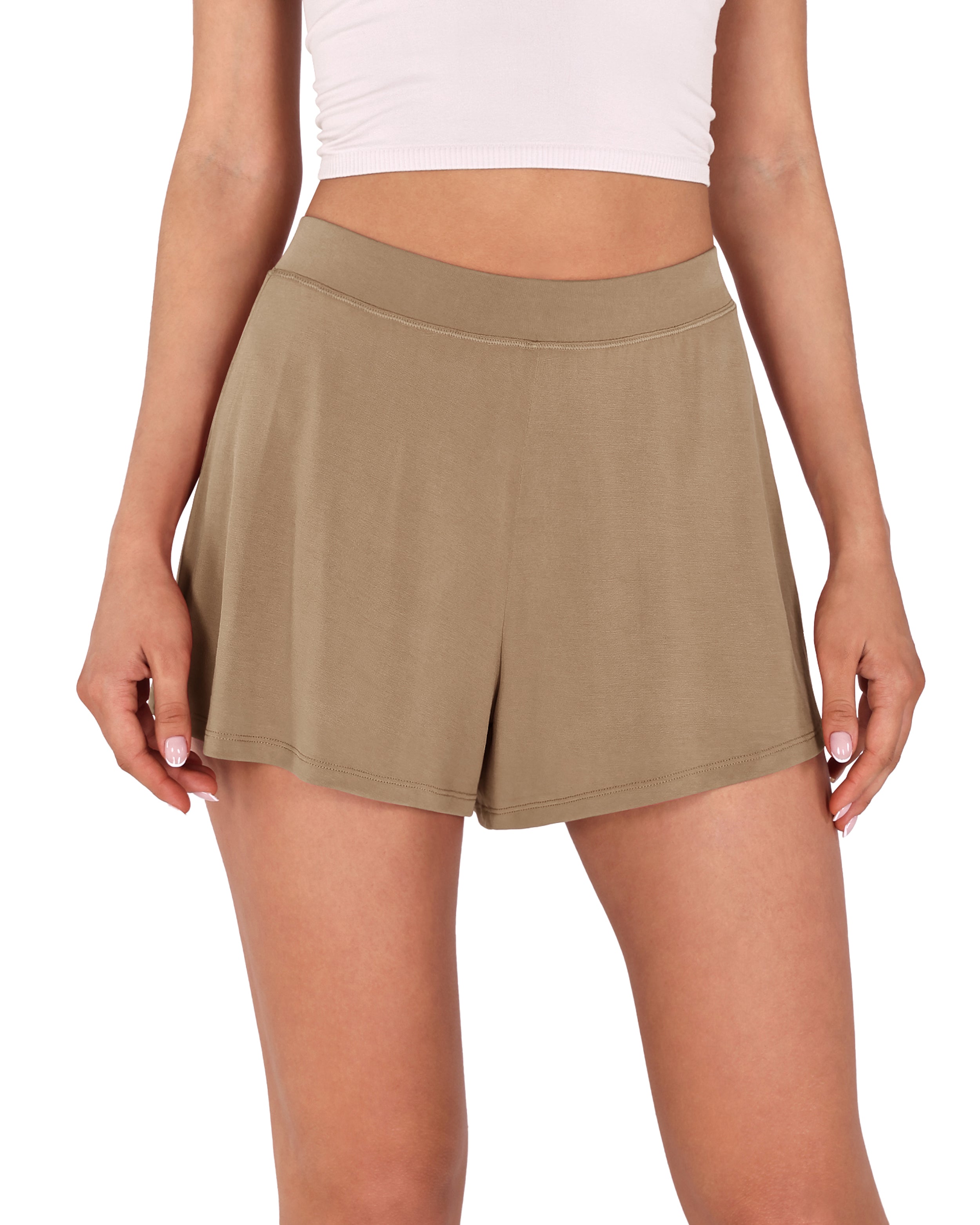 2 Pack Modal Soft Lounge Shorts - ododos