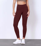 25" Body-Hugging Workout Leggings with Back Pocket - ododos