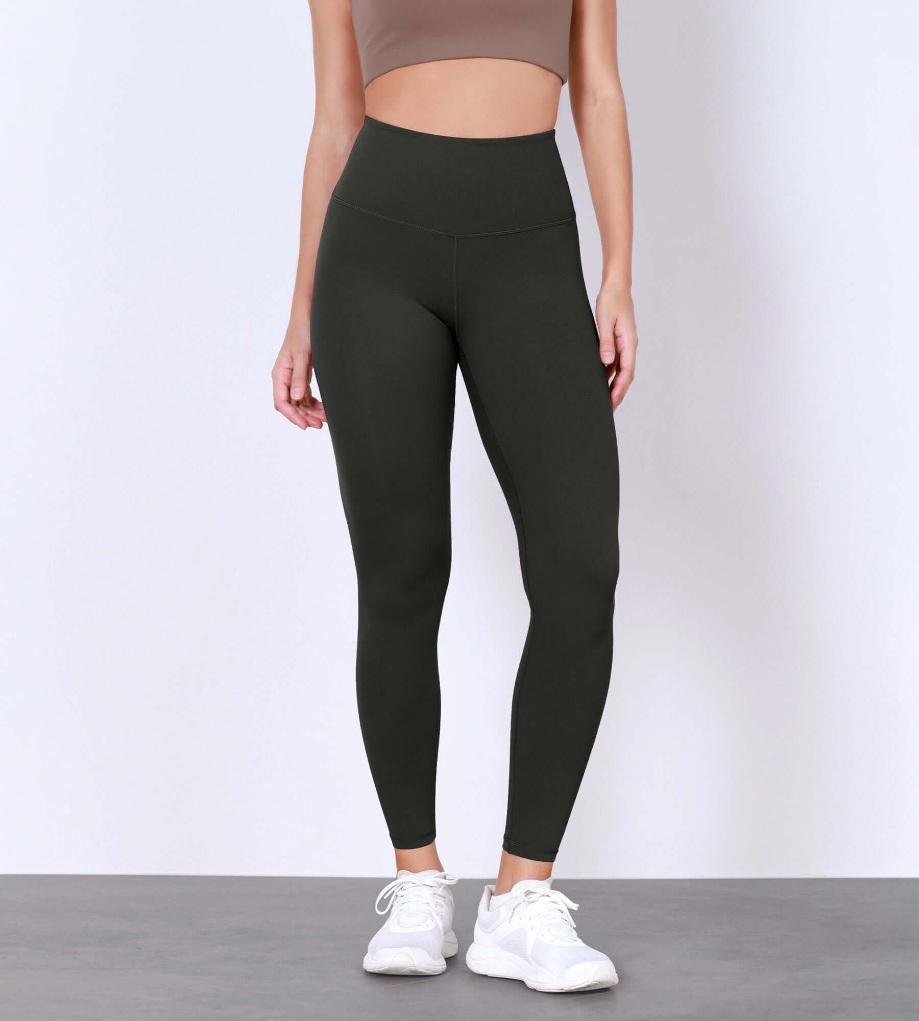 25" Body-Hugging Workout Leggings with Back Pocket - ododos