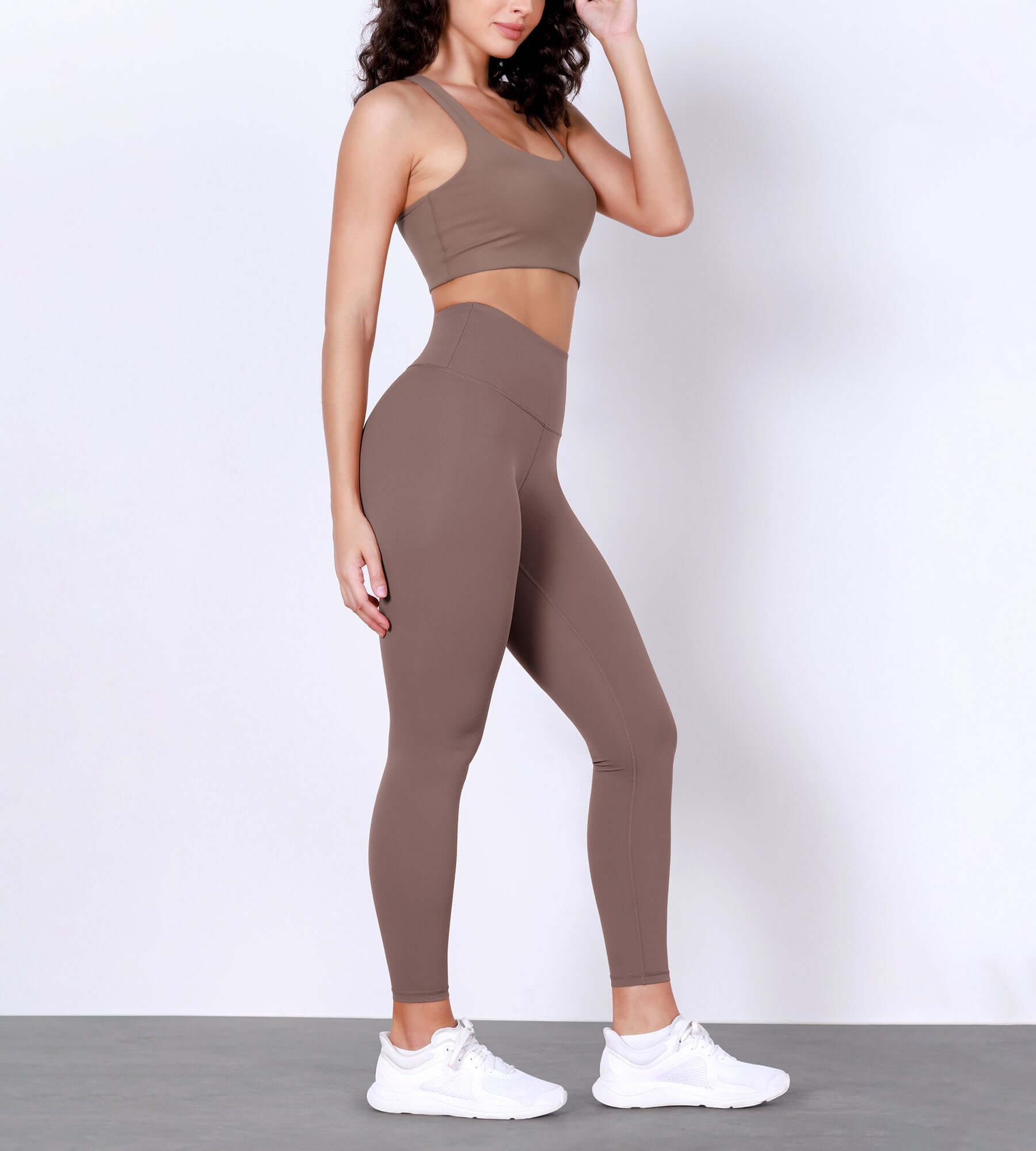 25" Body-Hugging Workout Leggings with Back Pocket - ododos