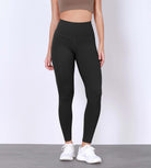 28" Body-Hugging Workout Leggings with Back Pocket - ododos