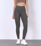 28" Body-Hugging Workout Leggings with Back Pocket - ododos