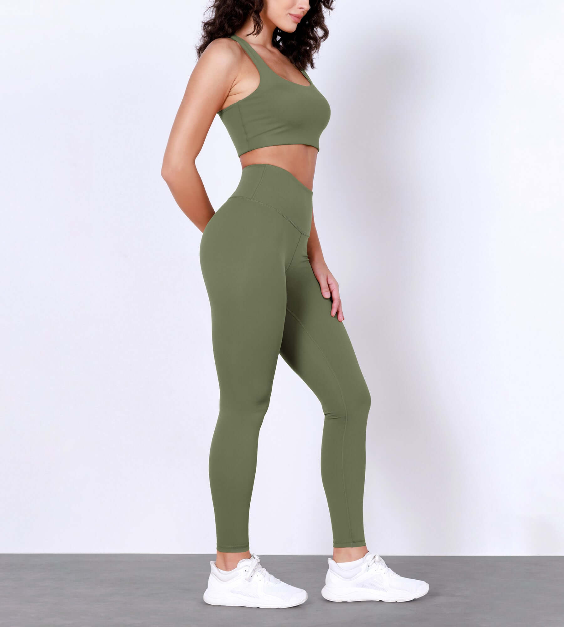 28" Body-Hugging Workout Leggings with Back Pocket - ododos