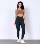 28" Body-Hugging Workout Leggings with Back Pocket - ododos