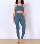 28" Odlex Body-Hugging Workout Leggings with Back Pocket Ink Blue - ododos