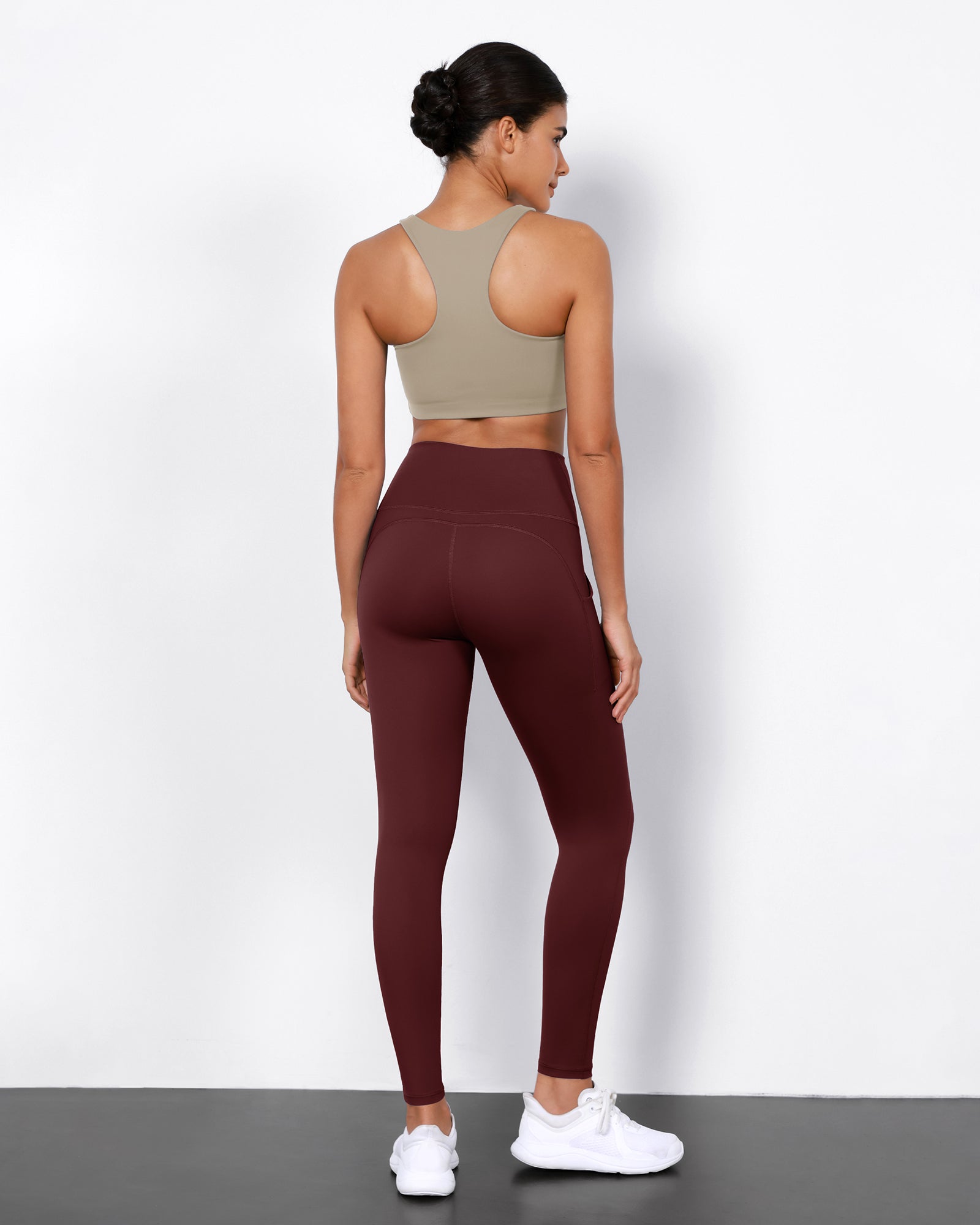 2-Pack 28" High Waist Workout Leggings with Pockets - ododos