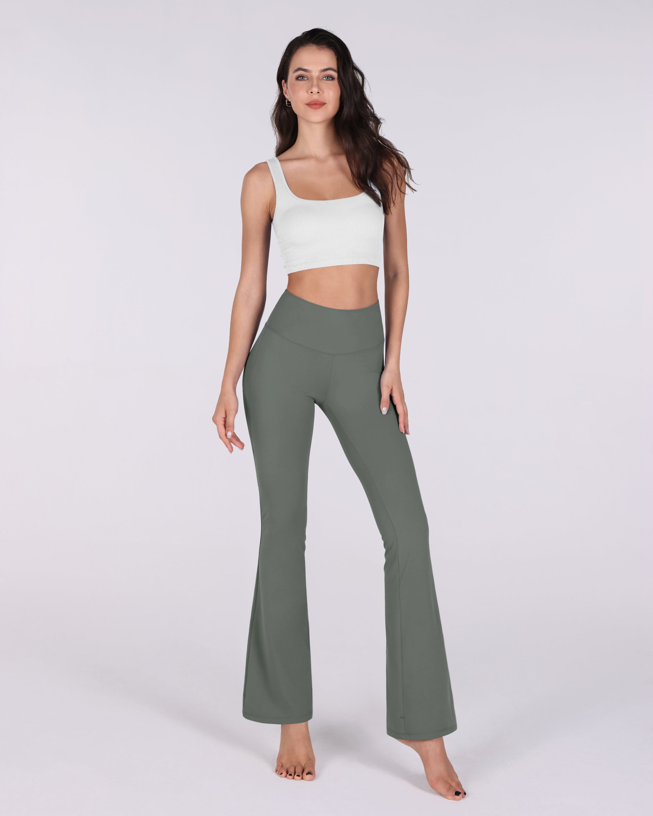 31" Tummy Control Workout Yoga Pants - ododos